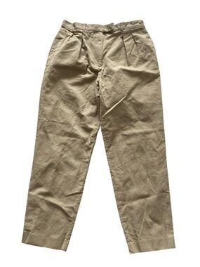 A.P.C Madame Cotton Linen High Waisted Trouser